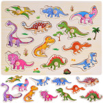 Drevené puzzle – Dinosaury